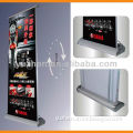 moving roll up banner stand, Advertising Equipment Roll Up Stand, high quality level advertising roll up banner stand